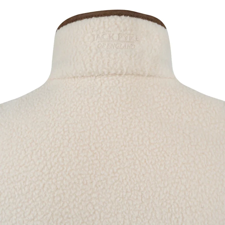 Jack Pyke Ladies Sherpa Fleece Gilet - Sail - Image 4