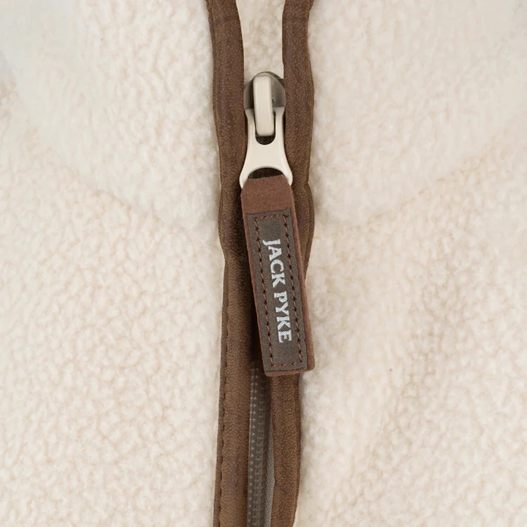 Jack Pyke Ladies Sherpa Fleece Gilet - Sail - Image 5