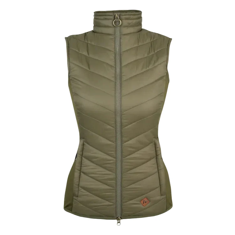 Jack Pyke Ladies Shires Gilet - Green - Image 3