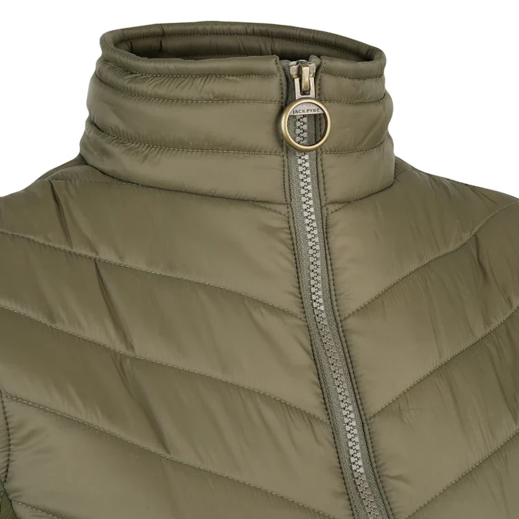 Jack Pyke Ladies Shires Gilet - Green - Image 4