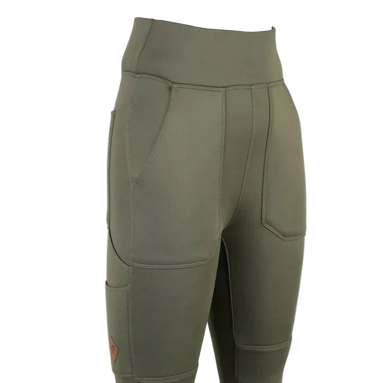 Jack Pyke Ladies Utility Leggings - Olive - Image 3