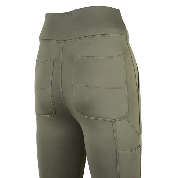 Jack Pyke Ladies Utility Leggings - Olive - Image 4