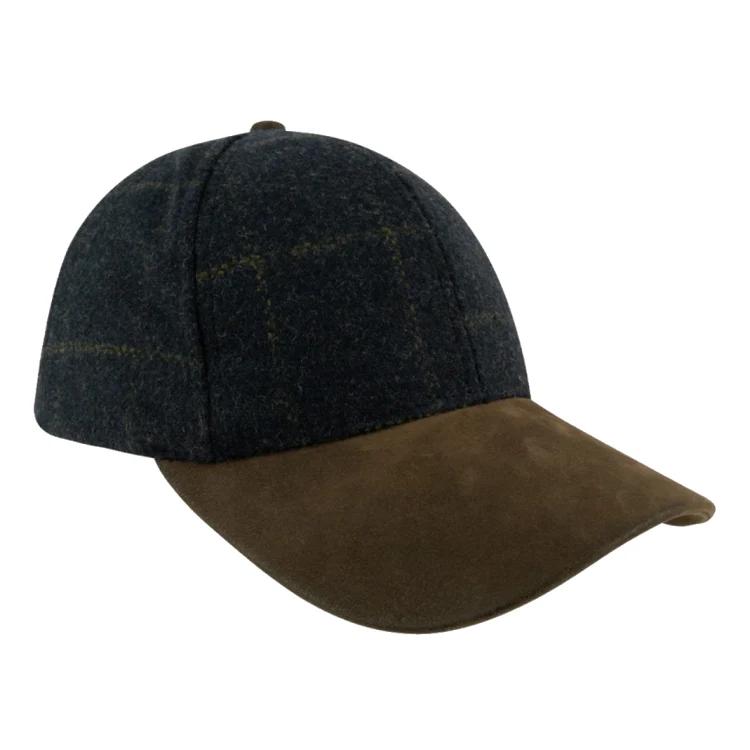 Jack Pyke Lowland Tweed Baseball Cap - Navy - Image 3