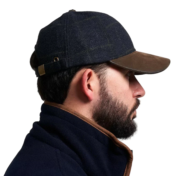 Jack Pyke Lowland Tweed Baseball Cap - Navy - Image 6
