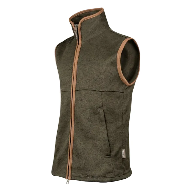 Jack Pyke Melange Fleece Gilet - Dark Olive - Image 2