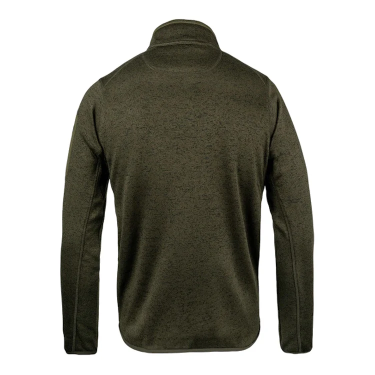 Jack Pyke Melange Quarter Zip Fleece - Green Fleck - Image 4