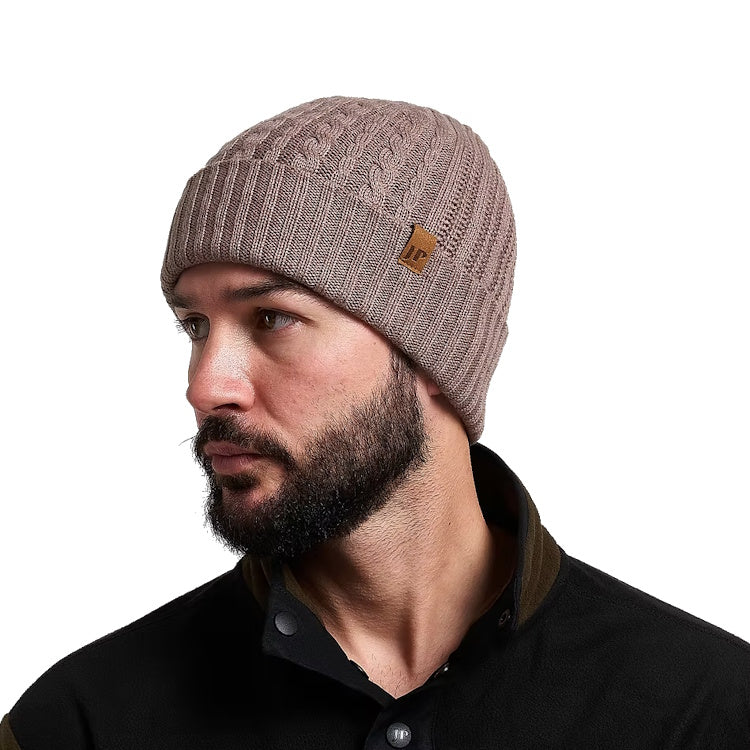 Jack Pyke Merino Wool Beanie Hat - Barley - Image 3