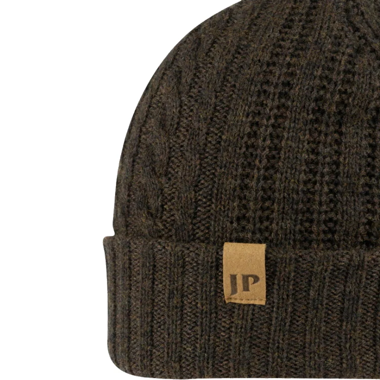 Jack Pyke Merino Wool Beanie Hat - Brown - Image 6