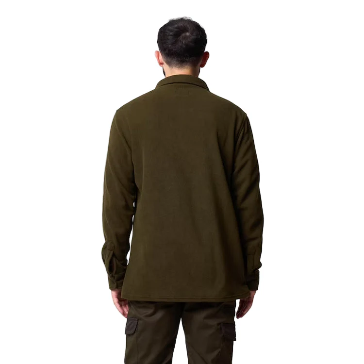 Jack Pyke Polar Fleece Shirt - Dark Olive - Image 2