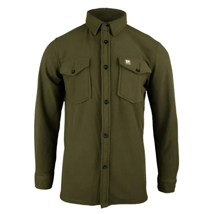 Jack Pyke Polar Fleece Shirt - Dark Olive - Image 3