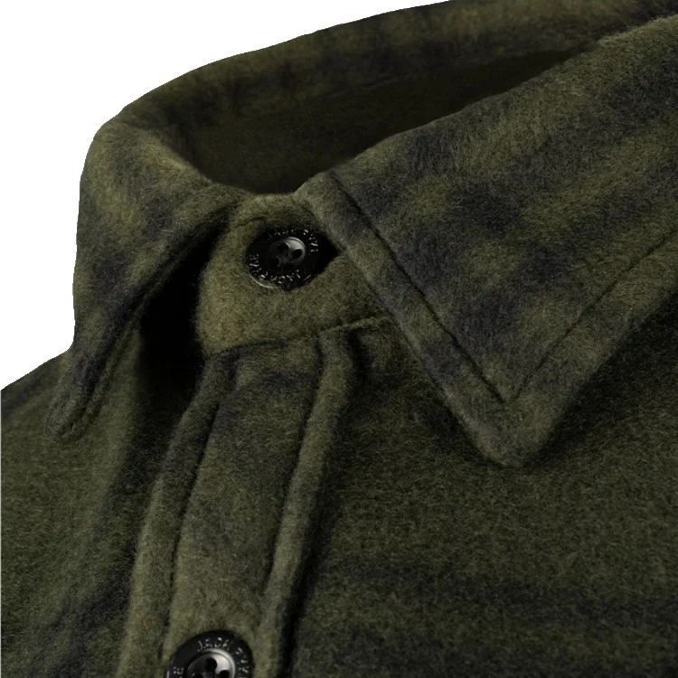 Jack Pyke Polar Fleece Shirt - Green Check - Image 6