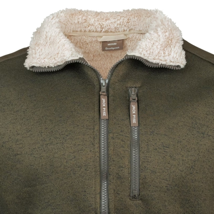 Jack Pyke Scandinavian Fleece Jacket - Dark Olive - Image 3