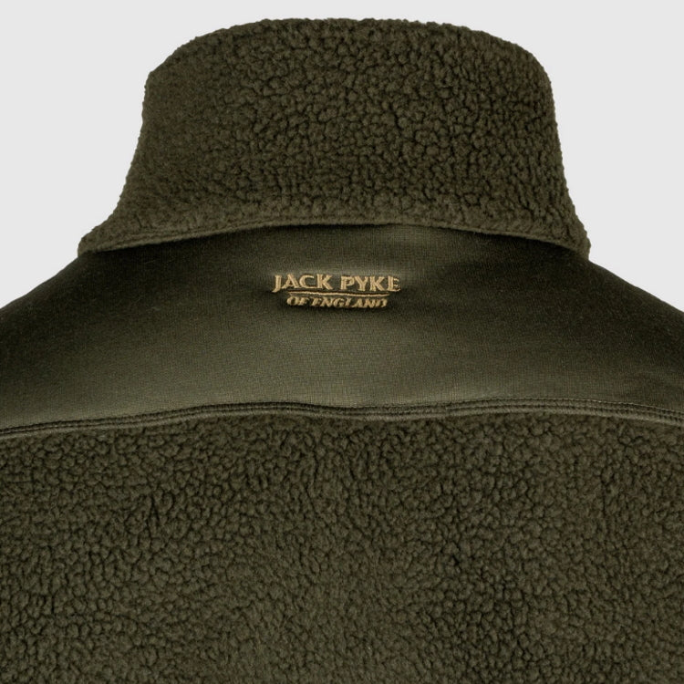 Jack Pyke Sherpa Pullover - Dark Olive - Image 6