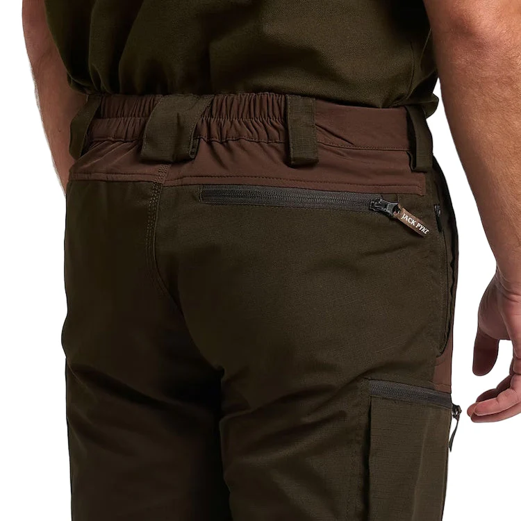 Jack Pyke Technical Hybrid Trousers - Green/Brown - Image 4