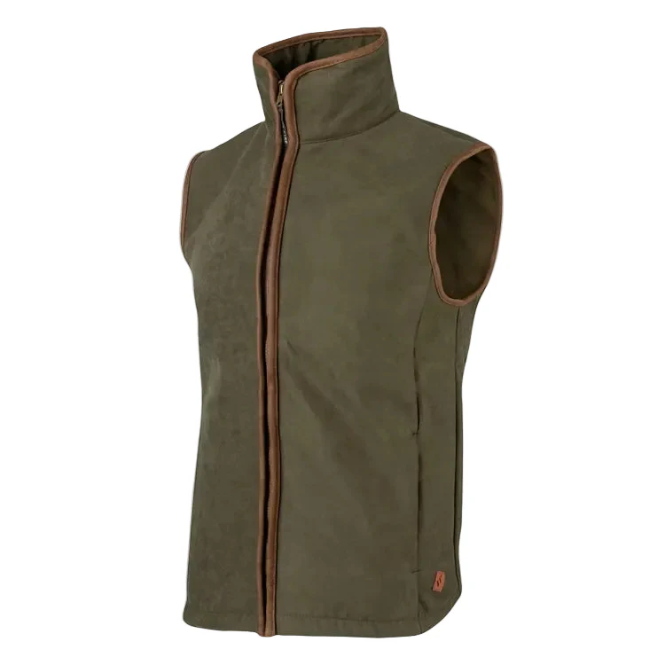 Jack Pyke Technical Moleskin Fleece Gilet - Dark Olive - Image 2