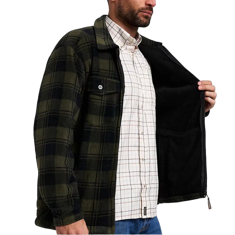 Jack Pyke Tundra Shirt - Green Check - Image 4