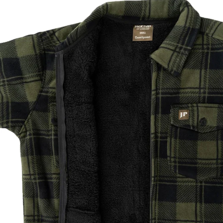 Jack Pyke Tundra Shirt - Green Check - Image 5