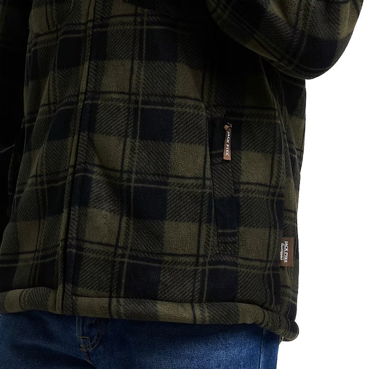 Jack Pyke Tundra Shirt - Green Check - Image 6