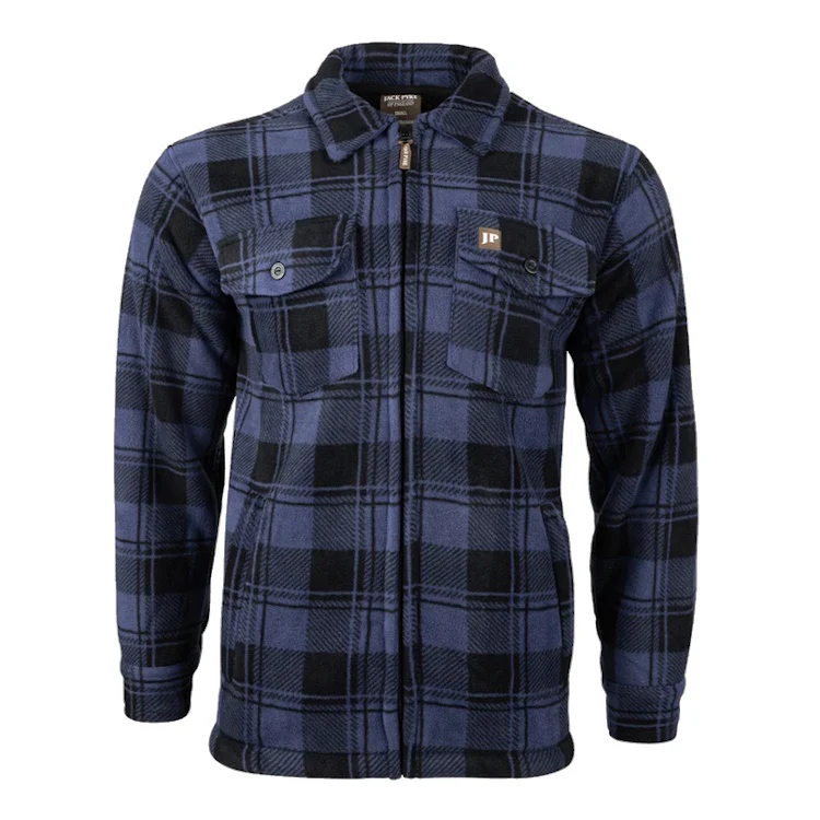 Jack Pyke Tundra Shirt - Navy Check - Image 3