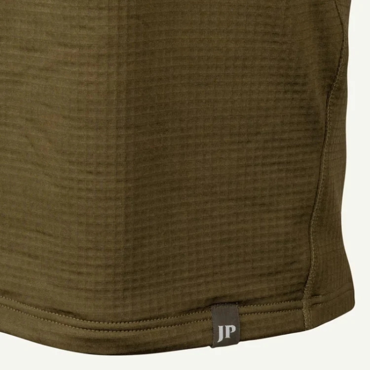 Jack Pyke Waffle Fleece Top - Green - Image 6