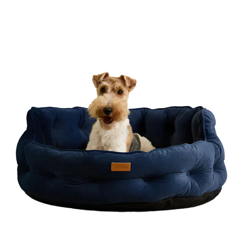 Joules Chesterfield Pet Bed - Navy - Image 2