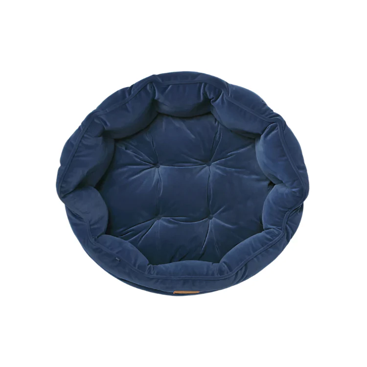 Joules Chesterfield Pet Bed - Navy - Image 6