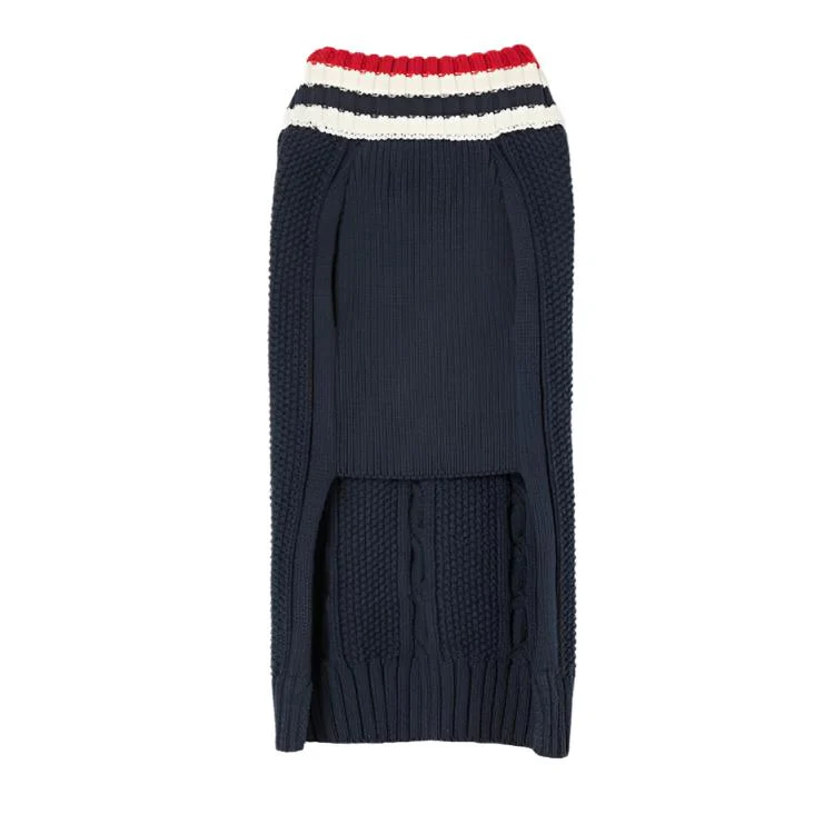 Joules Dawson Knit Dog Jumper - Navy - Image 3