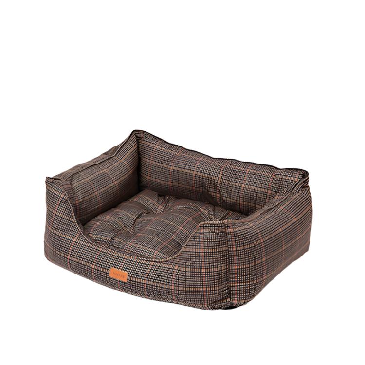 Joules Dog Box Bed - Henson Check - Image 2