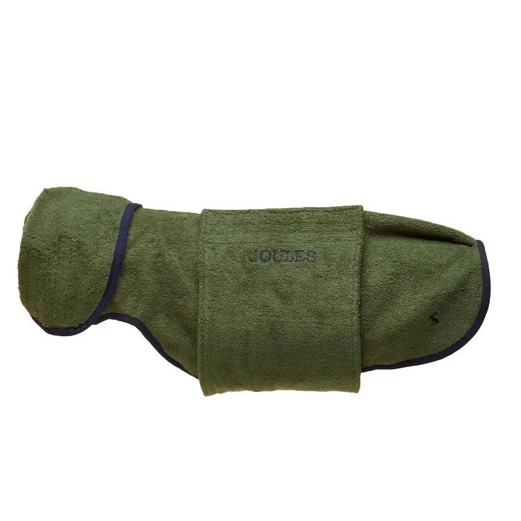 Joules Drying Dog Coat - Khaki - Image 3