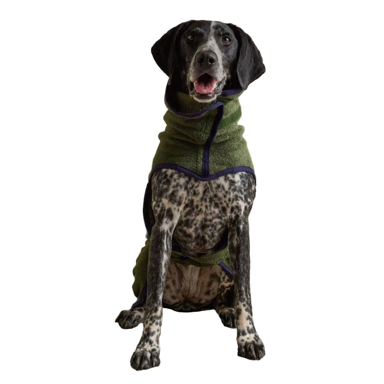 Joules Drying Dog Coat - Khaki - Image 5