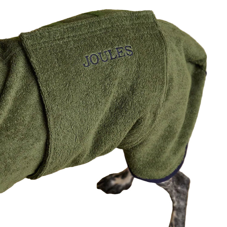Joules Drying Dog Coat - Khaki - Image 6