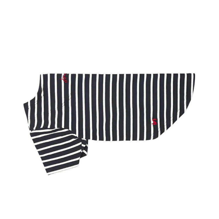 Joules Harbour Dog Top - Navy Stripe - Image 3