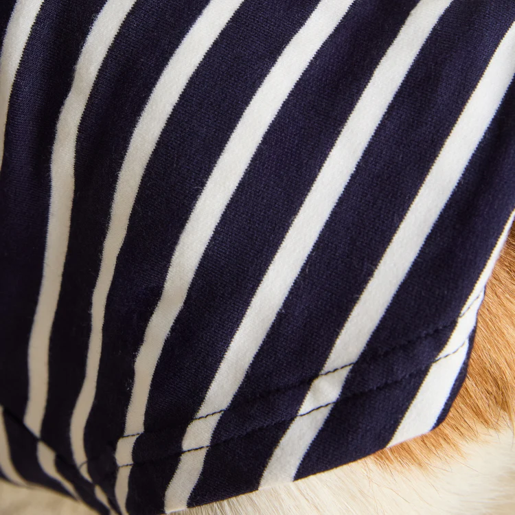 Joules Harbour Dog Top - Navy Stripe - Image 7