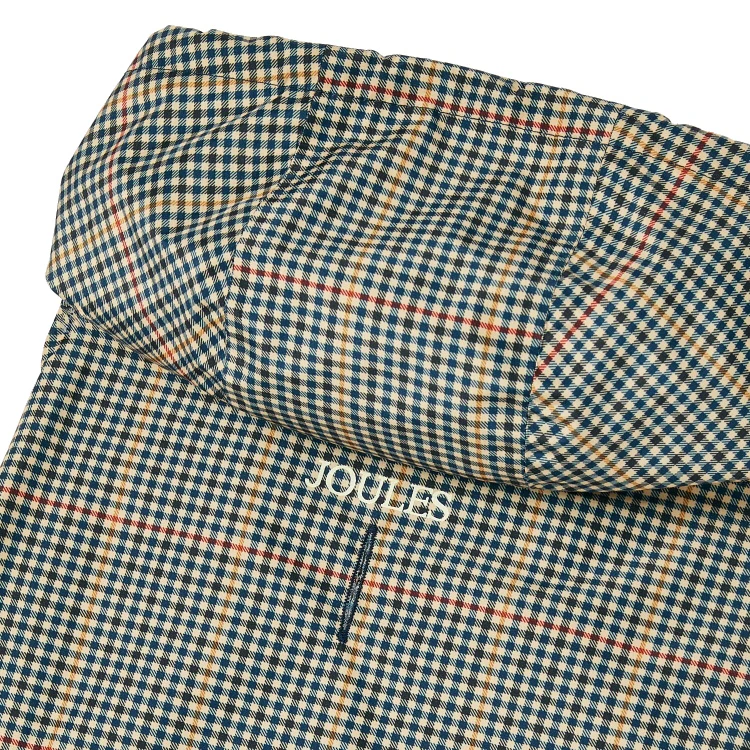 Joules Henson Check Packaway Dog Coat - Image 10
