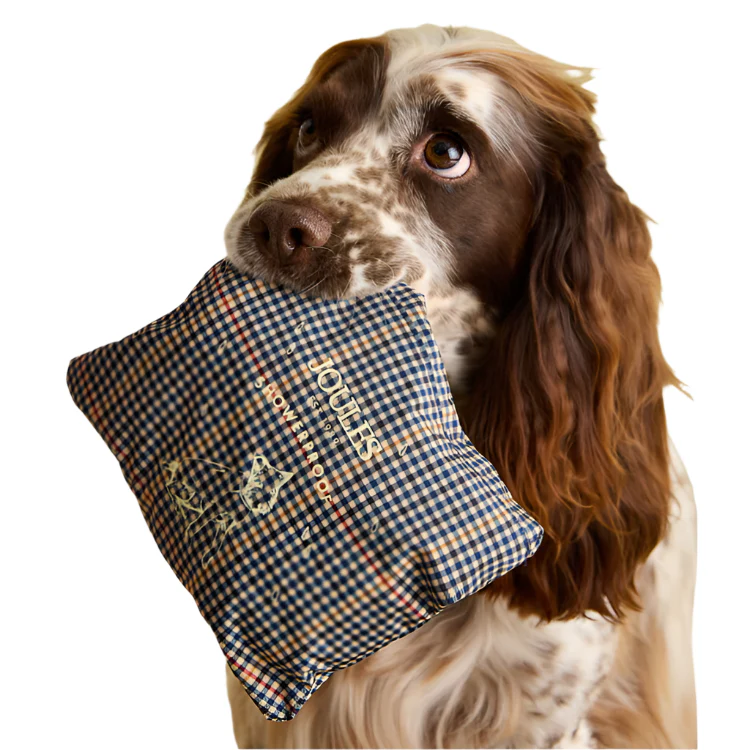 Joules Henson Check Packaway Dog Coat - Image 2