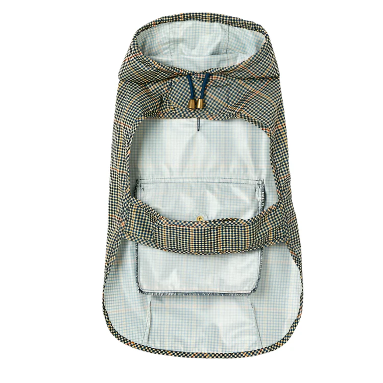 Joules Henson Check Packaway Dog Coat - Image 7