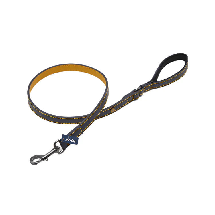 Joules Leather Dog Lead - Navy - Image 2