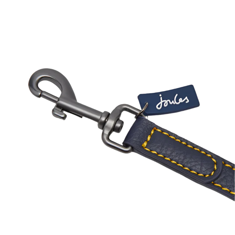 Joules Leather Dog Lead - Navy - Image 4