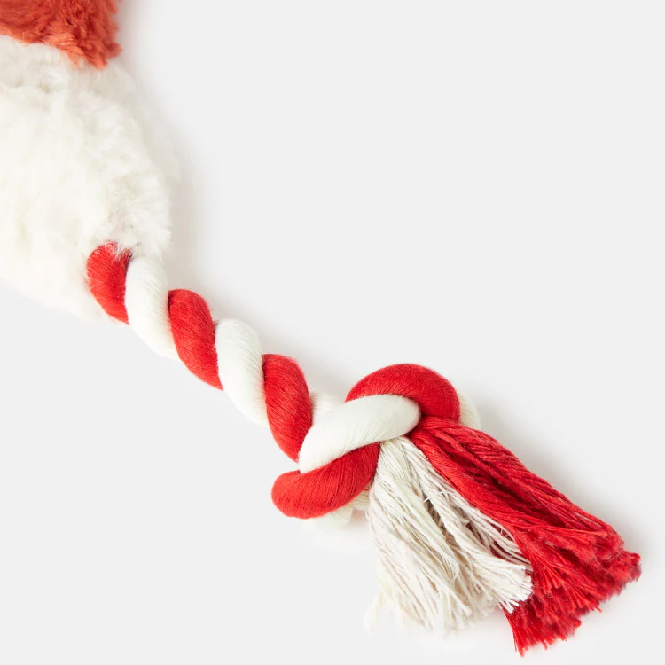 Joules Tweed Fox Rope Dog Toy - Image 10