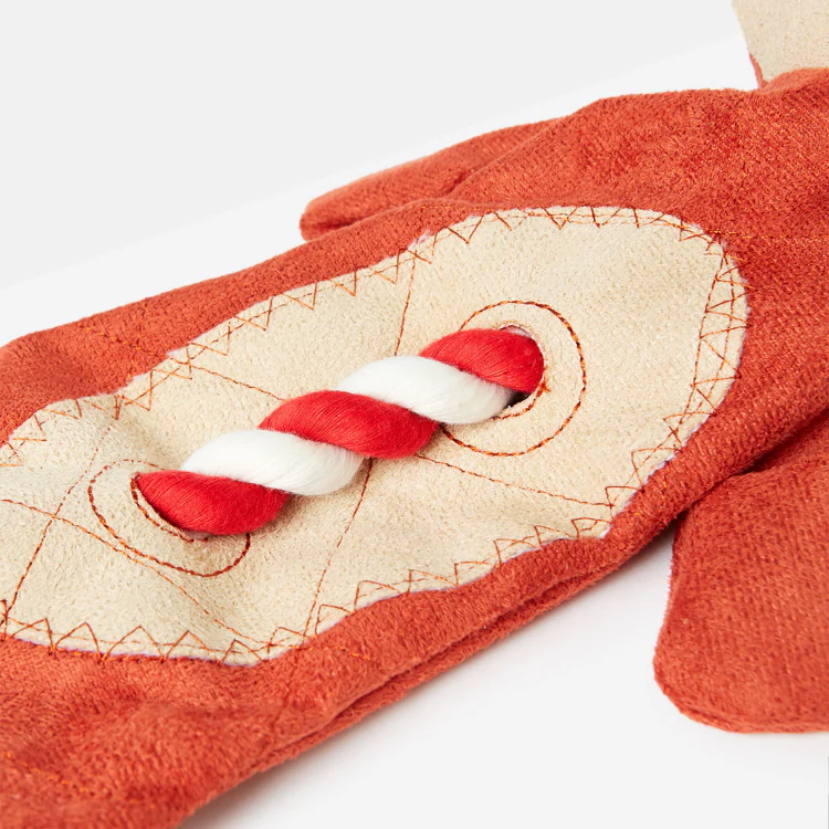 Joules Tweed Fox Rope Dog Toy - Image 9