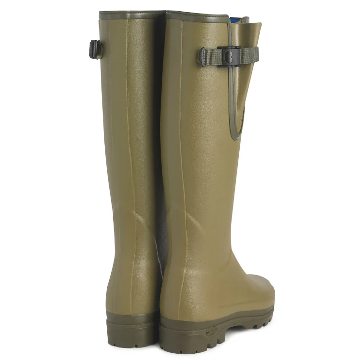 Le Chameau Ladies Vierzonord Neoprene Lined Boots - Green - Image 3