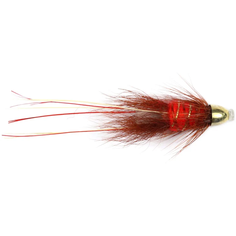 Red Francis Mini Conehead Flies