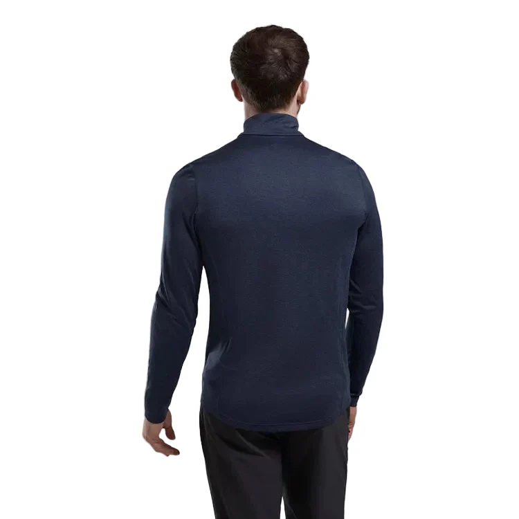 Montane Dart Zip Neck T-Shirt - Eclipse Blue - Image 3