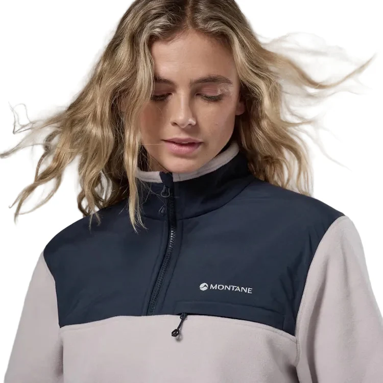 Montane Ladies Roco Pull On Fleece - Oyster - Image 5