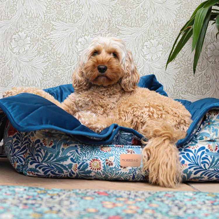 Morris and Co Pet Blanket - Bower Print - Image 2