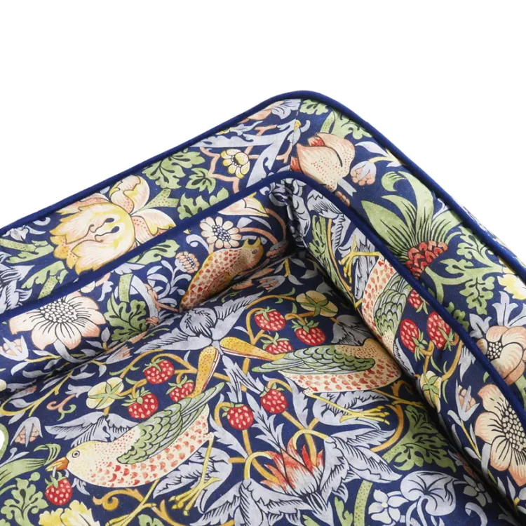 Morris and Co Pet Sofa - Strawberry Thief - Image 7