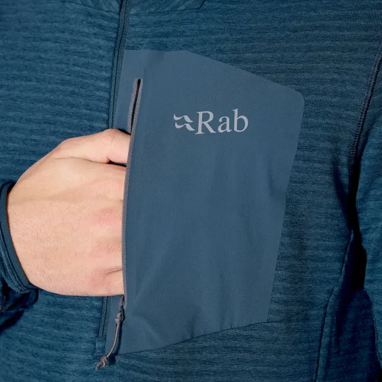 Rab Ascendor Light Pull-On Sweater - Tempest Blue - Image 3