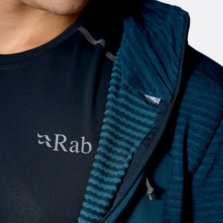 Rab Ascendor Light Pull-On Sweater - Tempest Blue - Image 4