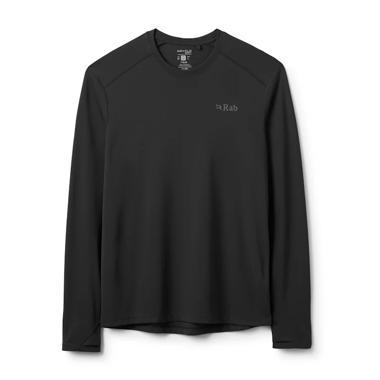 Rab Force LS Tee Shirt - Black