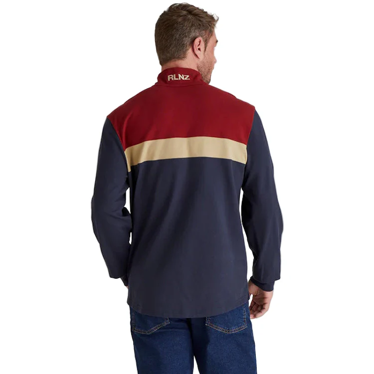 Ridgeline Backslider Rugby Top - Navy Multi - Image 2